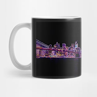 New York City Neonpunk/Cyberpunk Style Mug